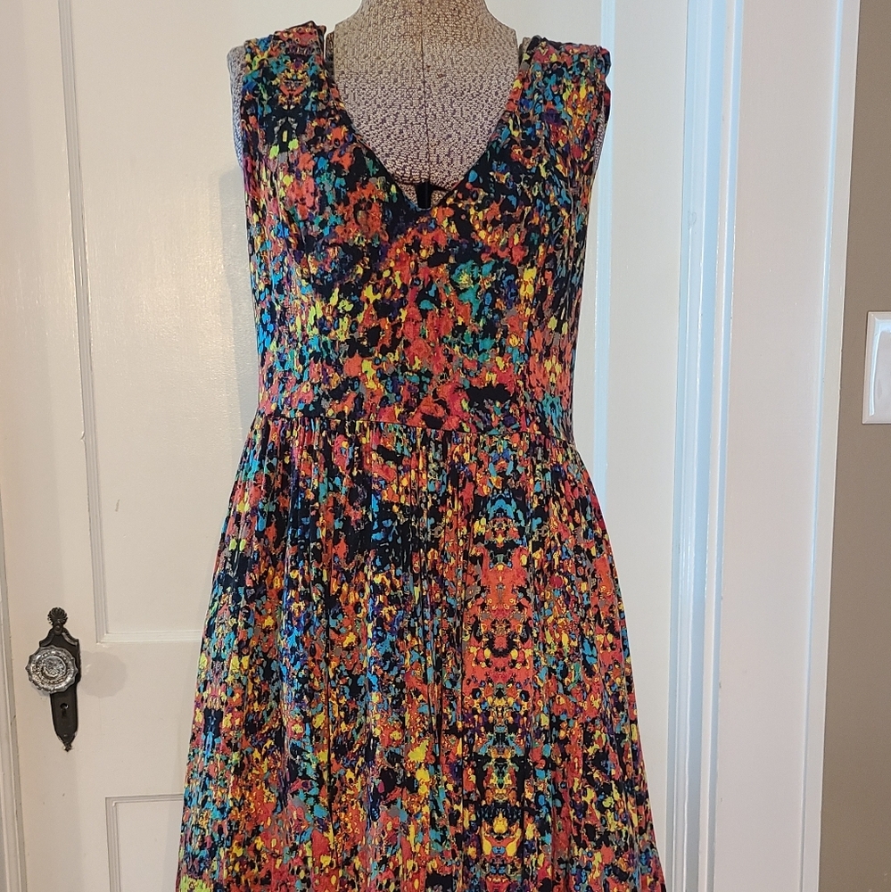 Anthropologie Plenty by Tracy Reese colorful dress size 6